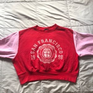 L.A. Hearts Color Block Crewneck Sweater